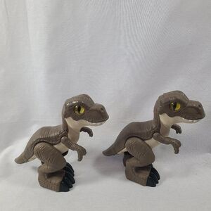 Imaginext Jurassic World T-Rex Figure Camp Cretaceous Mattel Fisher price- lot